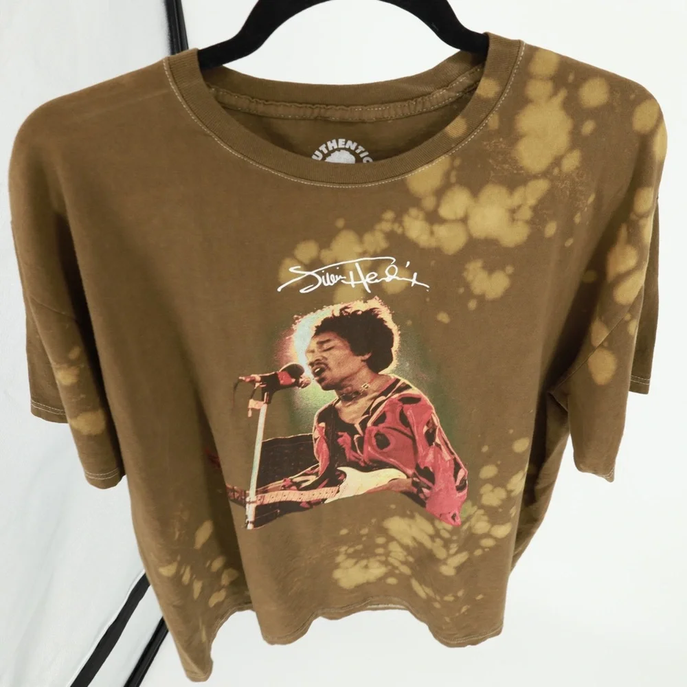 JIMI HENDRIX Bleach Crewneck‎ T-Shirt